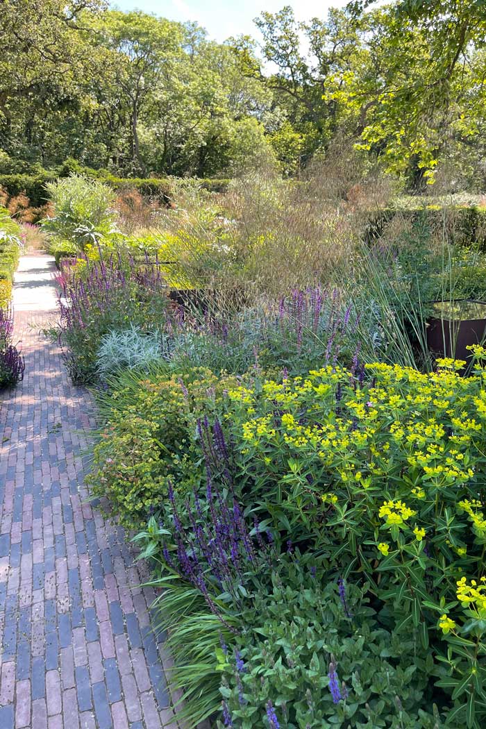 Country Estate Path Plants Garden Design, Berkshire