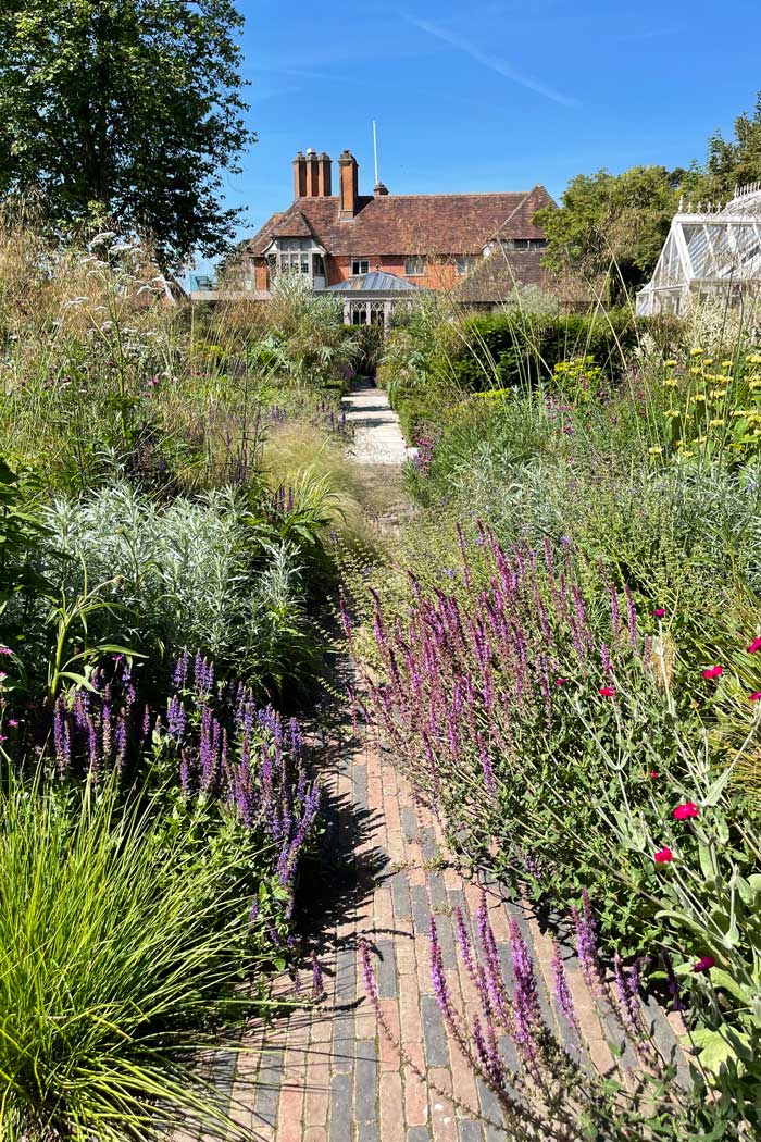 Country Estate Winding Path Garden Design, Berkshire