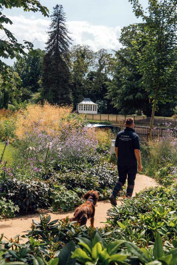 Berkshire country estate garden design