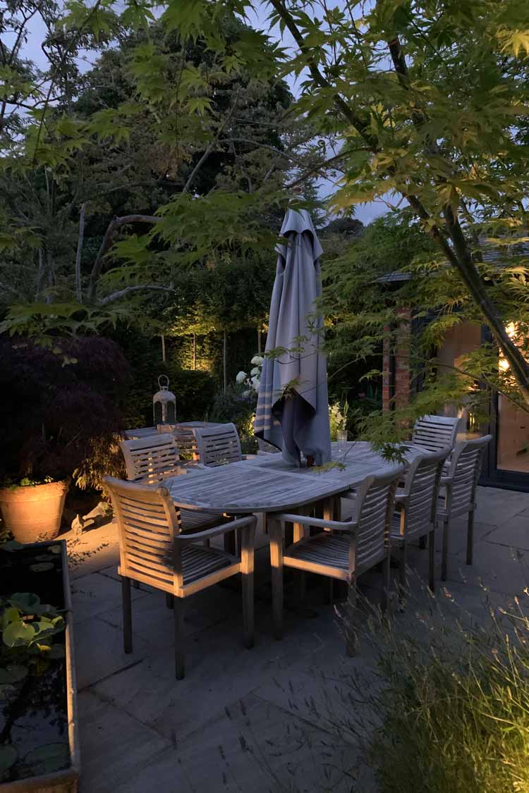 Landscape architects lighting design for country estate Berkshire