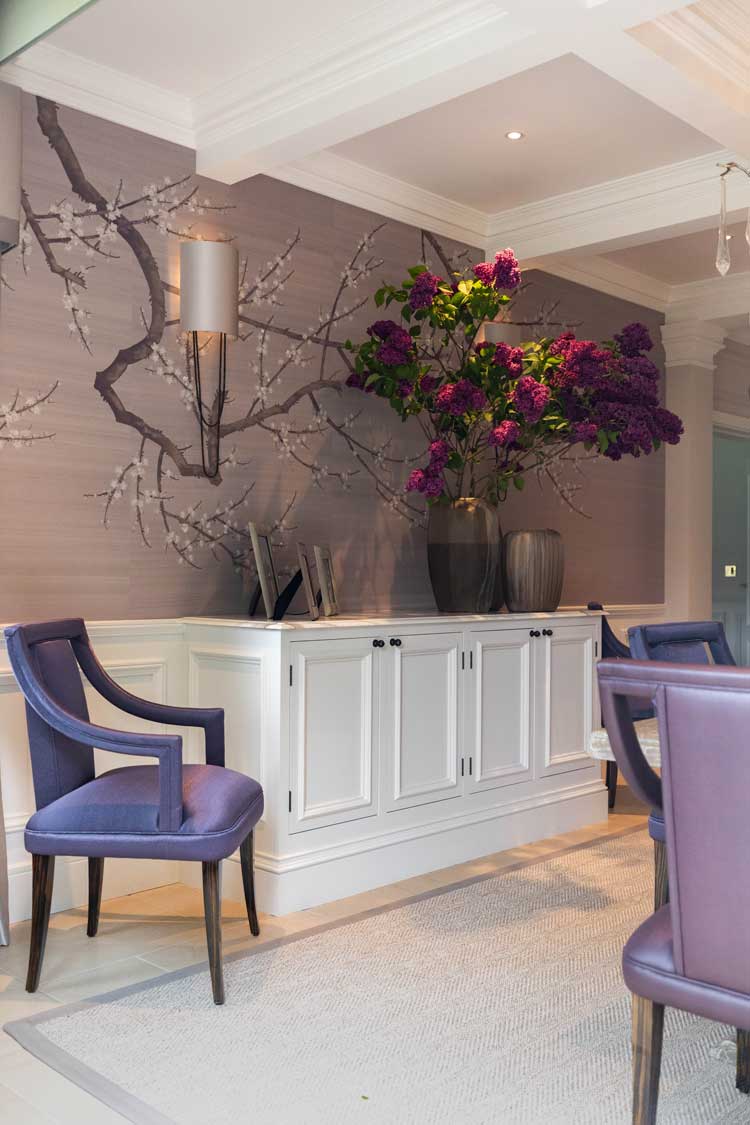 Dining Room Interior Design for Wentworth Estate home, Surrey